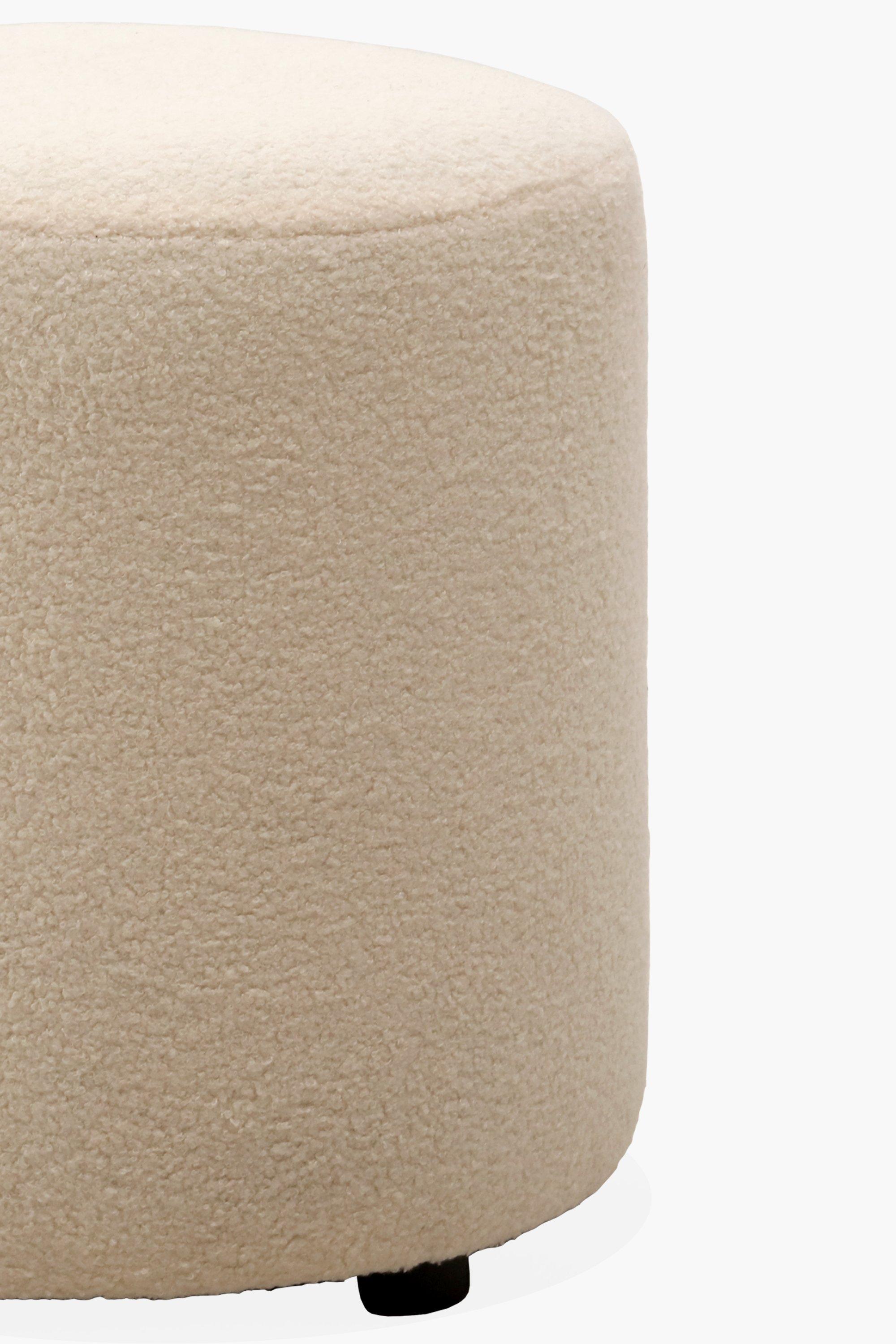 Round Sherpa Ottoman
