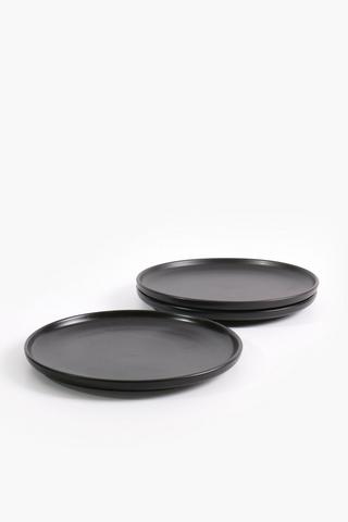 4 Pack Stoneware Side Plates