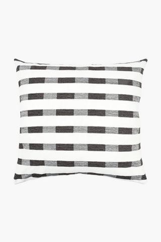 Jacquard Regent Line Scatter Cushion, 60x60cm