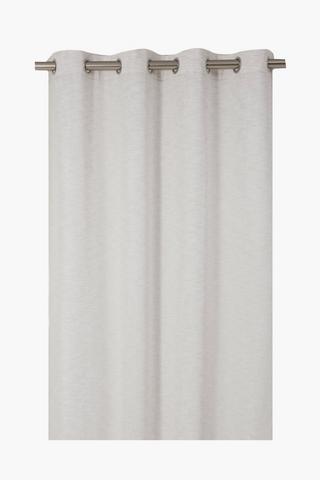 Sheer Slub Detail Eyelet Curtain, 140x225cm