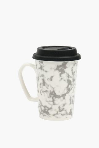 Marble Ceramic Travel Mug