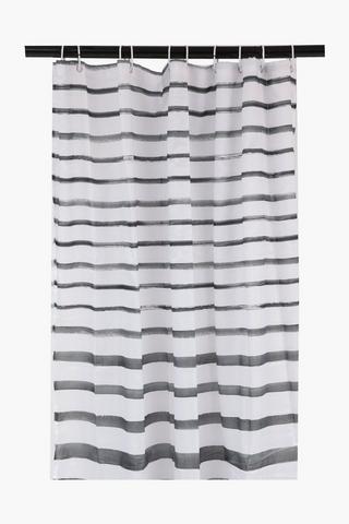 Printed Stripe Shower Curtain