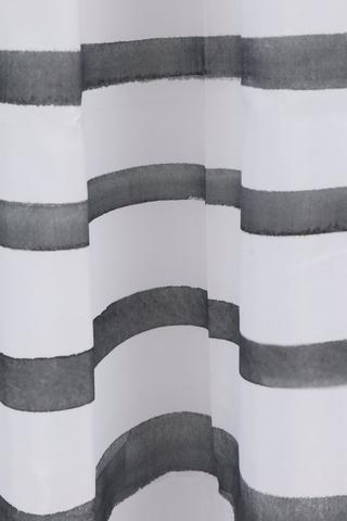 Printed Stripe Shower Curtain