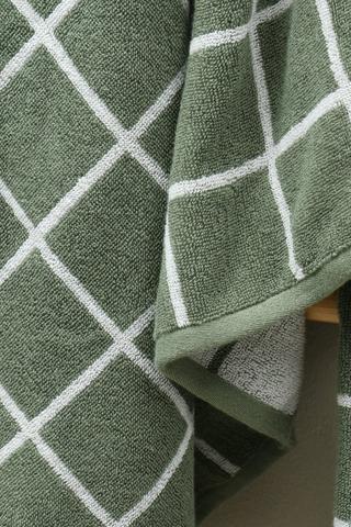 Cotton Jacquard Check Hand Towel
