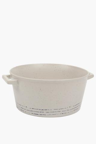 Ceramic Casserole Bowl Large