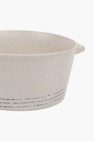 Ceramic Casserole Bowl, Large