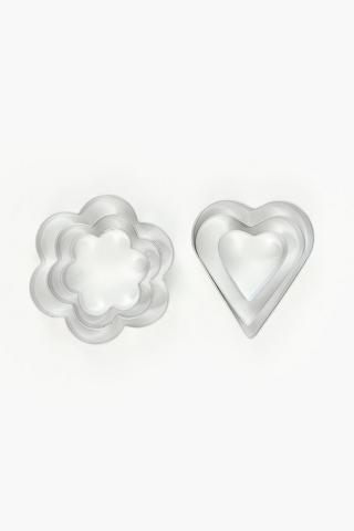 6 Piece Flower Cookie Cutter Set
