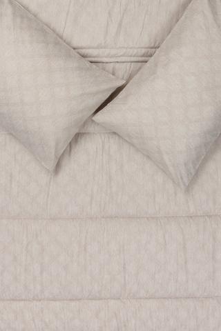 Soft Touch Marl Embossed Diamond Comforter Set