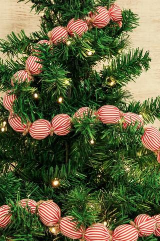 Candy Stripe Garland, 170cm