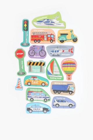 Vehicle Magnet Puzzle Set