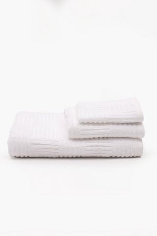 3 Piece Cotton Jacquard Reflection Towel Pack
