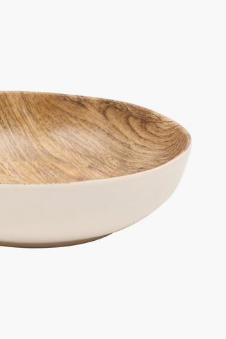 Wood And Melamine Bowl