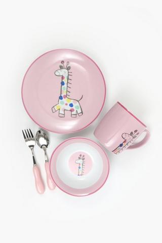 Ceramic Giraffe Kids Dining Set