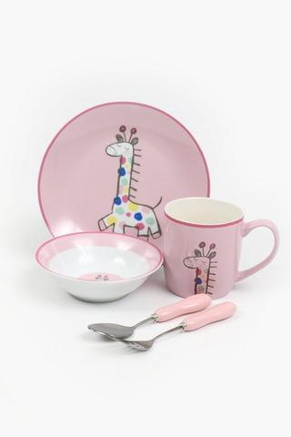 Ceramic Giraffe Kids Dining Set