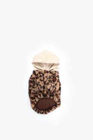 Printed Leopard Pet Jacket Small