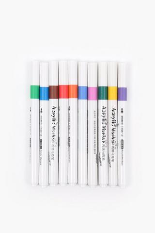 Pack Of 12 Acrylic Marker Pens