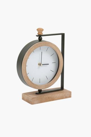 Industrial Mantel Clock, 21x27cm