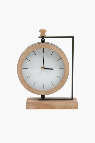 Industrial Mantel Clock, 21x27cm