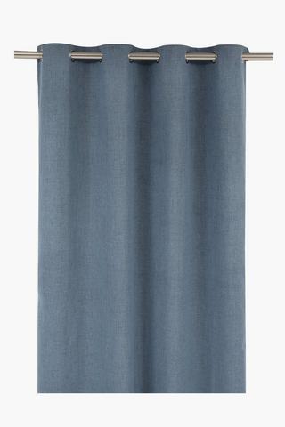 Eyelet Tia Woven Blockout Curtain, 140x225cm
