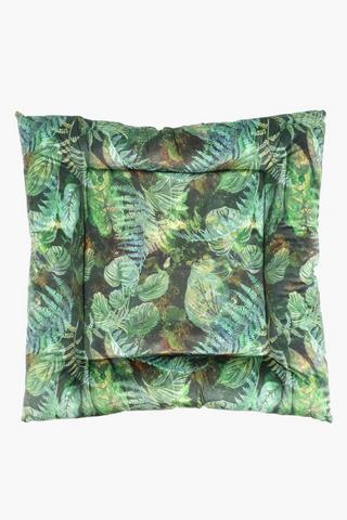 Square Leaves Pet Bed Large, 90x90cm