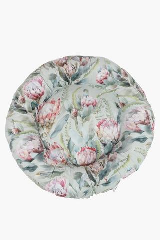 Printed Round Wetherby Ped Bed, 90cm