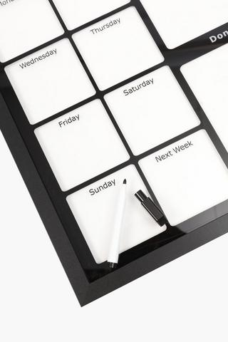 Acrylic Weekly Memo Board