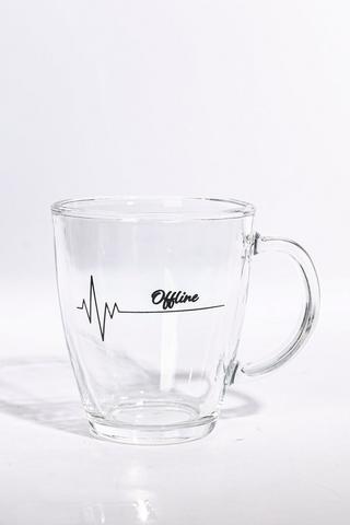 Script Glass Mug
