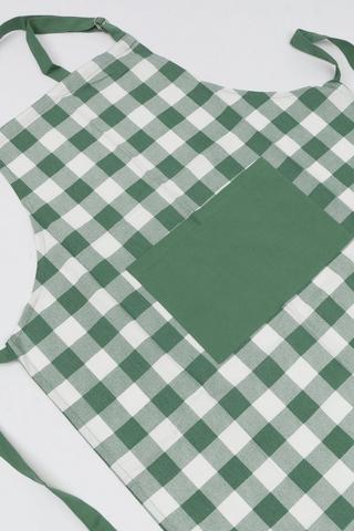 5 Piece Check Kitchen Linen Set