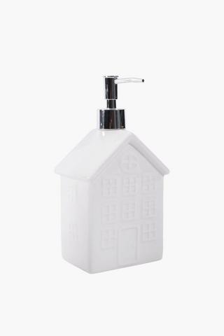 Christmas Ceramic Shaped House Soap Dispenser