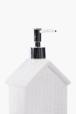 Christmas Ceramic Shaped House Soap Dispenser