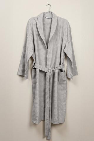 Waffle Cotton Gown, Large