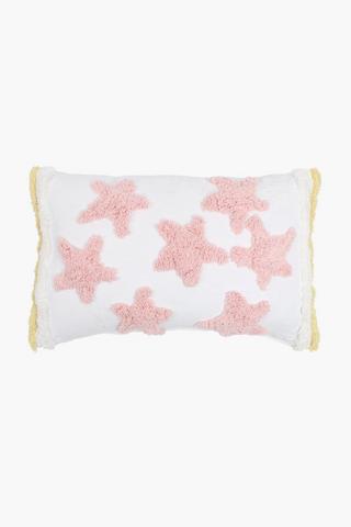 Tufted Stars Scatter Cushion, 30x50cm