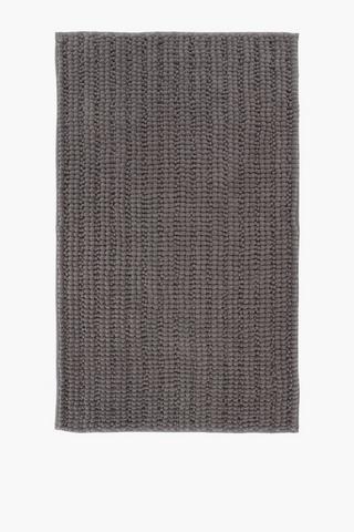Micro Chenille Bobble Bath Mat Large, 50x80cm
