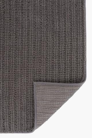 Micro Chenille Bobble Bath Mat Large, 50x80cm