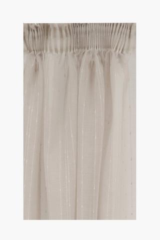 Sheer Julia Taped Curtain, 230x218cm