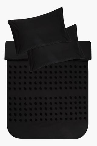 Tufted Pom Pom Duvet Cover Set