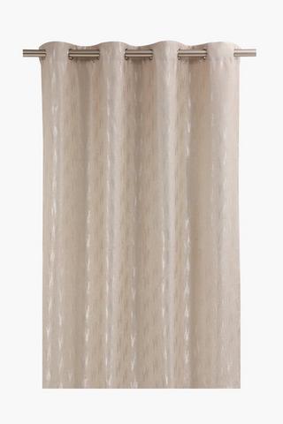 Jacquard Textured Blockout Eyelet Curtain, 140x225cm