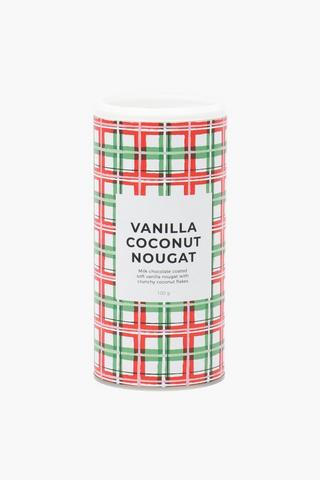 Festive Vanilla Coconut Nougat, 100g