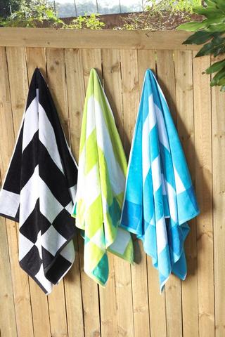 Cotton Cabana Stripe Beach Towel, 70x140cm