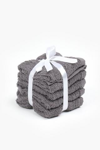 5 Pack Cotton Face Towels