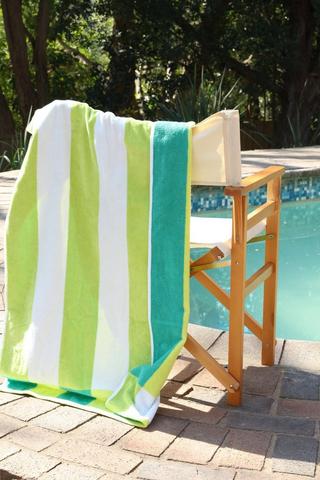 Cotton Cabana Stripe Beach Towel, 70x140cm