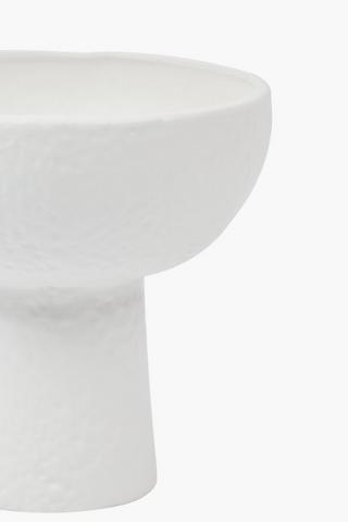 Beaten Ceramic Bowl, 30cm