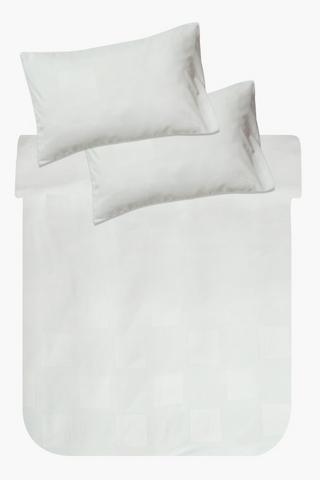 Soft Touch Waffle Block Duvet Cover Set