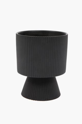 Ridged Cone Planter, 13x15cm