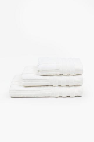 Premium Cotton Manhattan Zero Twist Border Towel