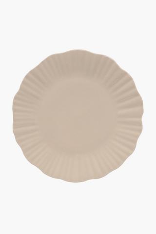 Ceramic Petal Dinner Plate