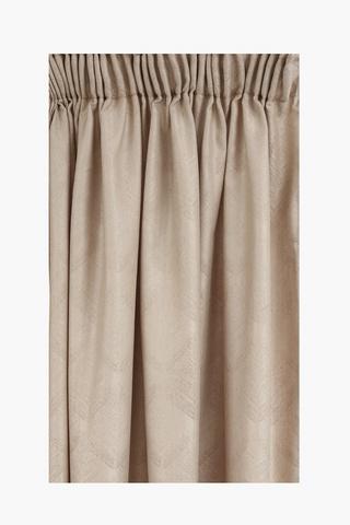 Taped Jacquard Chevron Curtain, 218x230cm