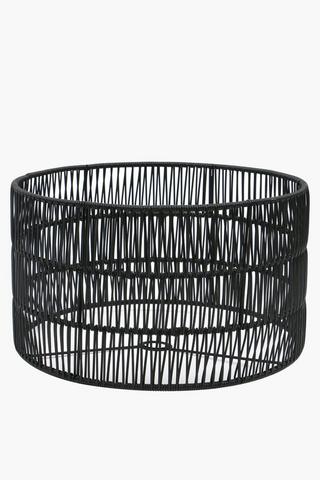 Zora Woven Drum Lampshade, 35x20cm