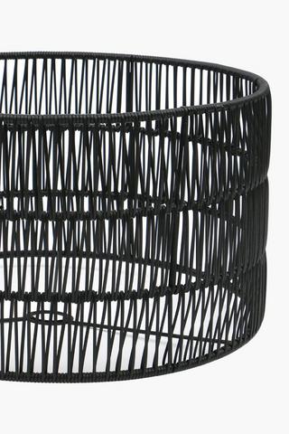 Zora Woven Drum Lampshade, 35x20cm