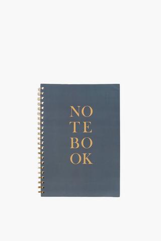 Script Spiral Notebook A4